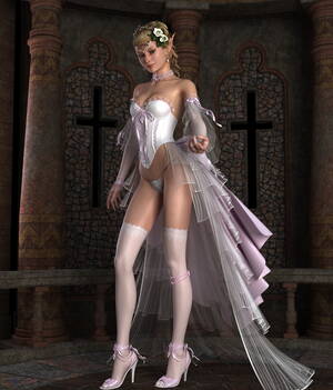 3d Elf Porn Princess Chained - Pretty 3D elf girl is a slave chained to the pilar | KingdomOfEvil 3d