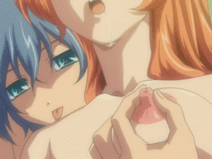 anime lesbians licking tits - Rule 34 - 2girls animated aqua eyes blue hair breast grab breasts discode  erect nipples female fondling groping higuchi futaba izumi kyouka licking  long hair multiple girls nipple squeeze nipples nude open
