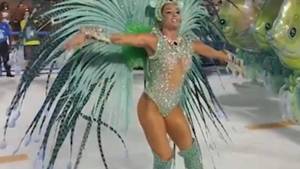 Mini Carnival Porn - First ever British samba queen steals show at Rio Carnival | Daily Mail  Online