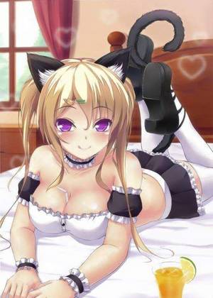 cute anime kitty girl porn - something funny â˜†