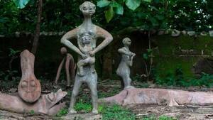 African Sleeping Porn - Nigerian porn star arrested 'for filming' at sacred Osun Osogbo ground -  BBC News