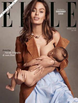 Bruce Jenner Sex Boobs - Nicole Trunfio - Elle Australia, June 2015