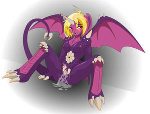 Godzilla Kaiju Girls Sexy - e621 3_toes anthro blonde_hair blush breasts claws destoroyah  dizzy_(character) female godzilla_(series