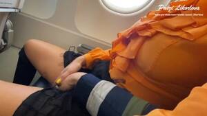 Airplane Public Porn - Public Sex - Extreme Risky Blowjob on Plane (can't believe we did It!) HD -  Puszi Likorlova - Pornhub.com