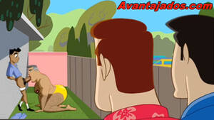 homo interracial sex cartoons - interracial cartoon Porn â€“ Gay Male Tube
