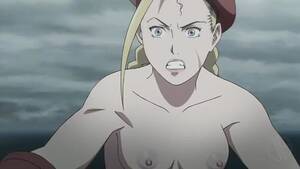 ecchi big tits handjob - Street Fighter Cammy Battling Nude Filter anime hentai porn ecchi naked tits  boobs nipples manga sex watch online or download