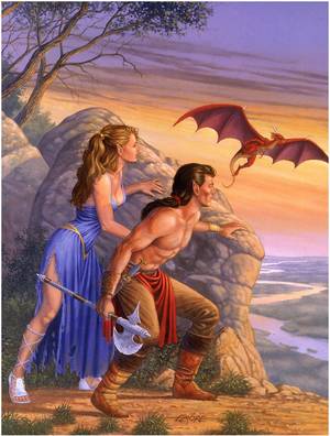 Dragonlance Porn - End-of-Year Elmore Dragonlance: Kagonesti Elves