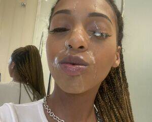 black cum face smile - Black Girl Cum Facials | MOTHERLESS.COM â„¢