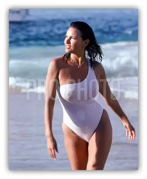 candid beach sex partypics - 1982 Busty Raquel Welch Sexy On Beach See Thru White Swim Suit Candid US  Press | eBay