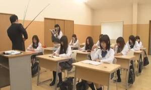 japanese time stop video - Teacher time-stops students!