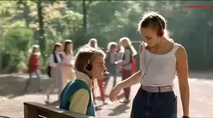 girl movie boobs - Schoolgirl showing off her boobs - Best nude films