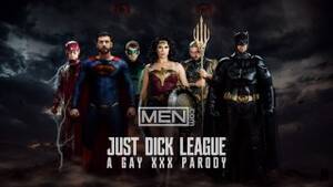 Justice League Gay Porn Deadpool - Just Dick League : A Gay XXX Parody - Official Men.com Feature