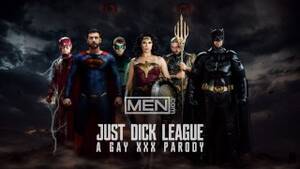 Justice League Gay Porn Deadpool - Just Dick League : A Gay XXX Parody - Official Men.com Feature
