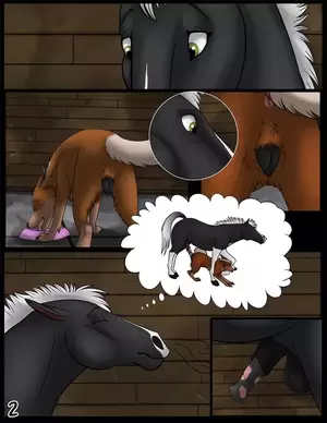 Feral Yiff Porn - Feral Couples - Stallion Delights] Furry Yiff Comic