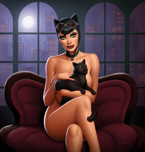 Cat Women Pussy - The Black Bat & the Purple Cat â€” Catwoman's pussy by DrewGardner