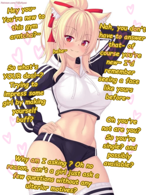 Catgirl Anime Porn Captions - A Purrfect Partner- [Part 1] [Catgirl/Neko] [Gym] [SFW] [Male POV]  [Flirting] [Wholesome] [Artist- fastrunner2024] free hentai porno, xxx  comics, rule34 nude art at HentaiLib.net