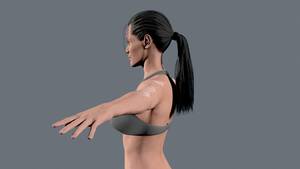 Angelina Jolie Porn 3d - angelina jolie Model 3D in Wanita 3DExport