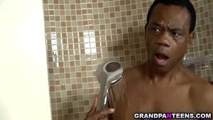 big black dick grandpa - Polina Sweet was surprised when she saw grandpa Carlos huge black dick and  she wants it to fuck her tight teen hole and started a quick sex with him.  - XVIDEOS.COM