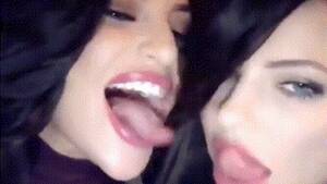 lesbian long tongue kissing - Long Tongue And Tongue Kissing Porn Gif | Pornhub.com