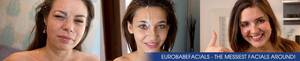 Facial Babe Porn - Euro Babe Facials