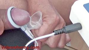 Injection - 2 cumshots are collected to fill a 5 ml syringe. The first by German  electrosex device and the second with a blowjob. A long tube that carries  the syringe ...
