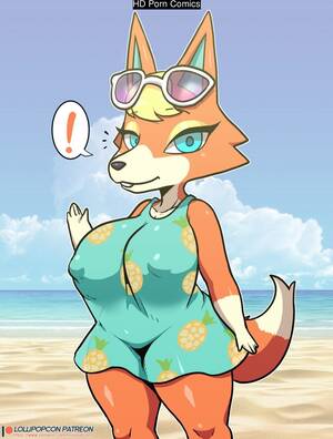 furry shemale beach - Meet Audie at the Beach comic porn | HD Porn Comics