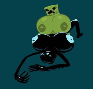Minecraft Enderman Porn - e621 big_breasts breasts creeper duo enderman female female/female  huge_breasts humanoid minecraft video_games yowesephth