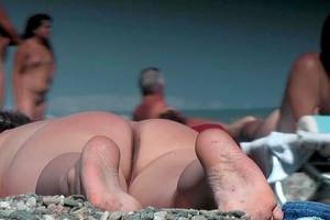 monica dibbin amateur naked beach - Nude beach reading ...