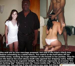 interracial blowjob captions - BBC, Blowjob, Cuckold Stories, Impregnation, Vacation Hotwife Caption  â„–6904: fiancee sucking off black guy
