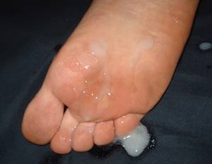 Cum Covered Footjob - Deepthroat dildo puke