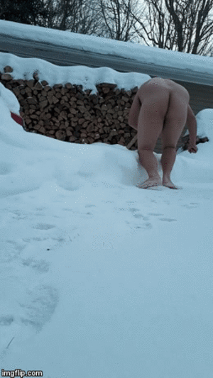 chubby nude in snow - 23Â° Jumping into snow Naked! Nude outdoors winte | MOTHERLESS.COM â„¢