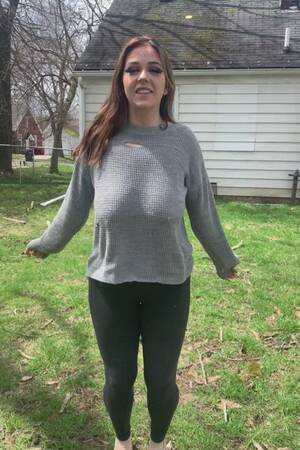 floppy braless tits - Big saggy tits bouncing and flashing gifÂ· Pandesia World