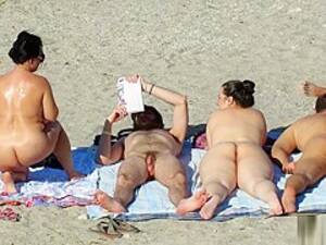 beach voyeur ass standing - A voyeur beach video of a nude couple standing in the water - PornZog Free  Porn Clips