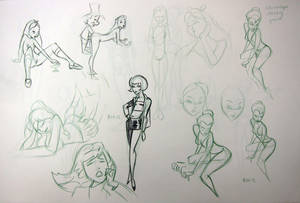 drawing porn cartoon - Some cartoon porn studies... First attempt at STYLIZED figure drawing. I  redraw the poses at home to figure out what went wrong.