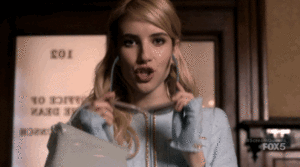 Emma Roberts Porn Gif - A GIF Recap of the First Episode of 'Scream Queens'