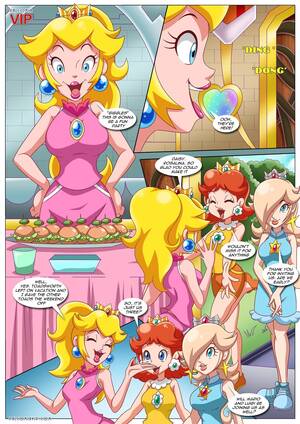 cartoon lesbian porn party - Peachy Party- Palcomix V.I.P - Porn Cartoon Comics