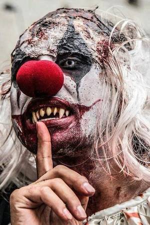 Evil Scary Clown Porn - some sort of zombie clown