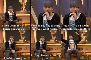 eminem sex anal - Eminem on German TV : r/funny