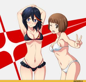 Anime Girl Killing Girl Porn - Kill la Kill: Ryuuko and Mako by ã—ã‚ã‚“. Find this Pin and more on Anime Girls  ...
