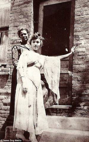 Civil War Prostitute Porn - A prostitute shows off her finery in Jerome, Arizona, 1900.
