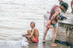 indian bathing nude - desi indian male ass butt naked wet