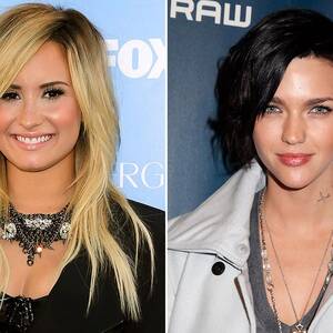 hot lesbian orgy demi lovato - Demi Lovato had lesbian fling with Australian DJ Ruby Rose - Irish Mirror  Online