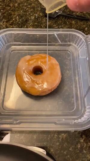 asian cum donut - Food Sex: Cum glazed doughnut - ThisVid.com