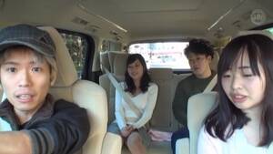backseat bangers asian - Amateur Japanese fucked on the back seat - XBabe video