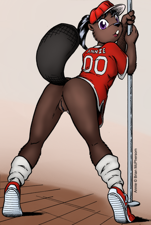 Furry Beaver Porn - Rule 34 - 1girls annie (brian mcpherson) anthro anthro female anus ass  beaver bent over brian mcpherson clothing female furry horny female looking  at viewer looking back no panties no pants open