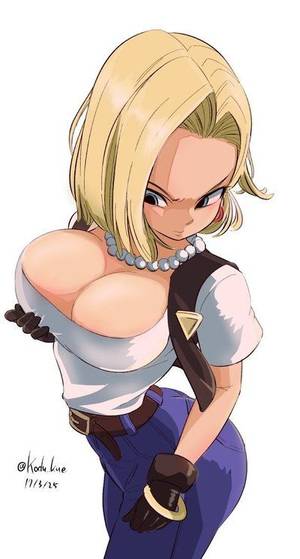 Android 18 Big Boobs Porn - Android 18's Big Boobs by GIGANMAN25