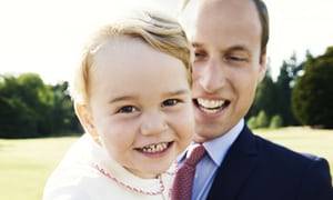 Amelia Welsh Porn - The Duke of Cambridge holding Prince George. The royal toddler's name was  at No 7