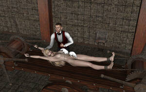 cartoon porn bondage rack - 3d Bondage Rack | BDSM Fetish