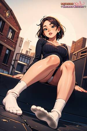 Dirty Porn Art - Dirty white socks | AI Porn