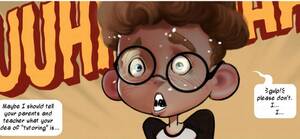 absolutely free cartoon porn - Lewd great absolutely free porn comics of a woman that has fun by using a  younger dude in eye glasses